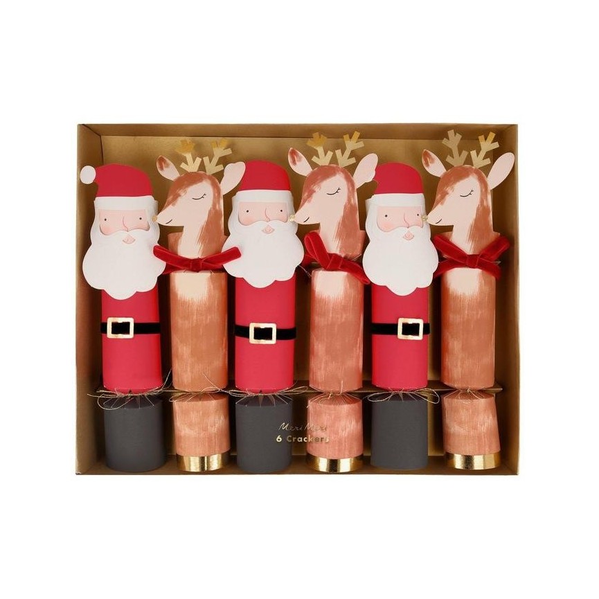 6 Grands Pétards Père Noël & Rennes