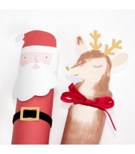 6 Grands Pétards Père Noël & Rennes