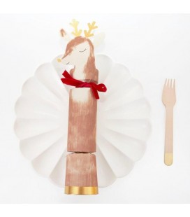 6 Christmas Character Large Crackers