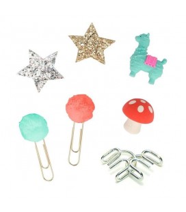 6 Pastel Fringe Medium Crackers