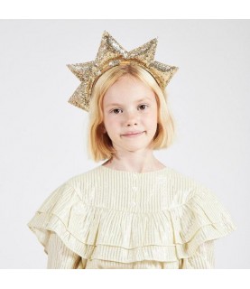 Gold Puffy Star Headband