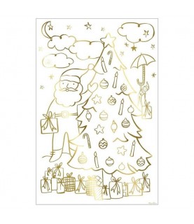 2 Große Weihnachtsposter zum Ausmalen