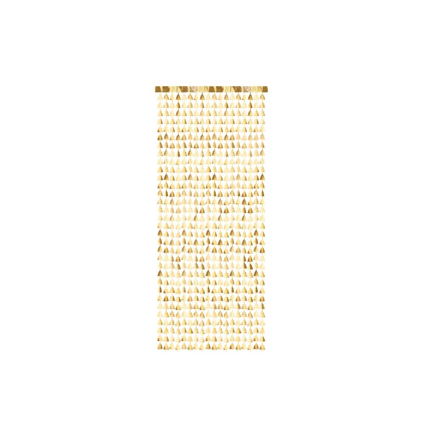 Golden Trees Party Curtain