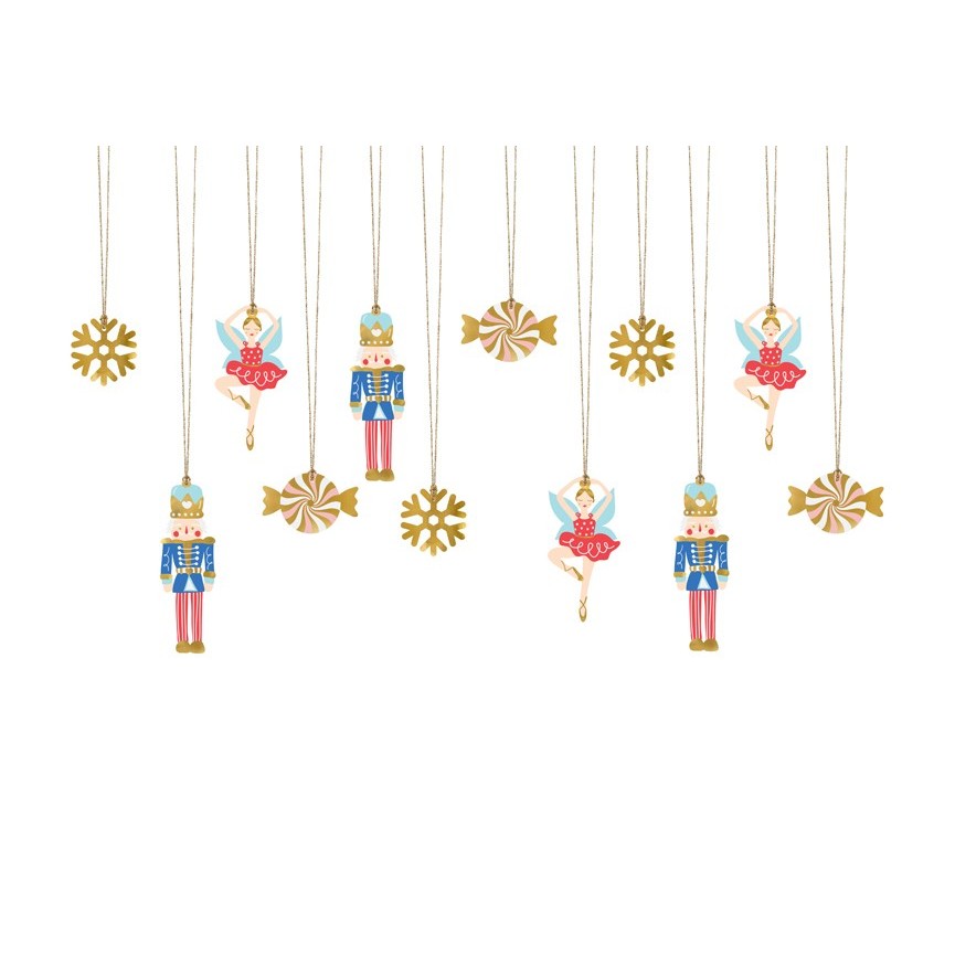 12 Nutcracker Gift Tags