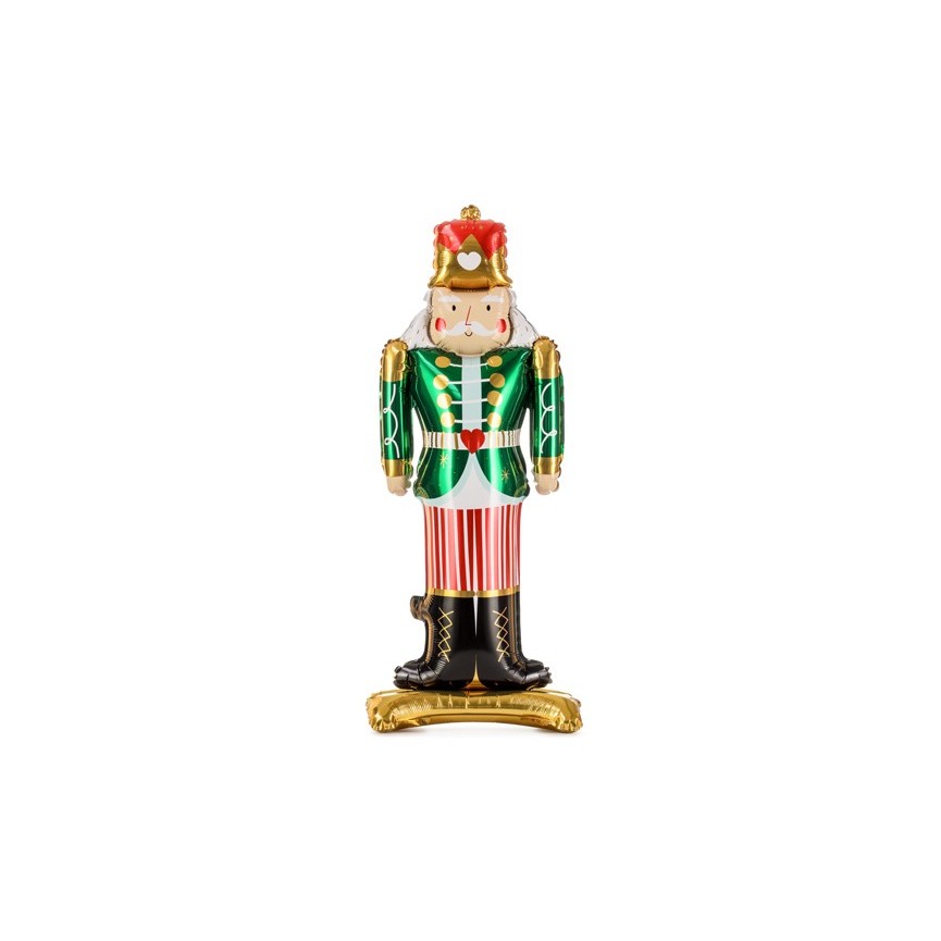 Nutcracker Foil Balloon on stand