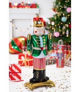 Nutcracker Foil Balloon on stand