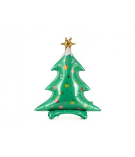 Ballon en aluminium Sapin de Noël sur pied