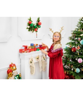 Golden Reindeer Headband