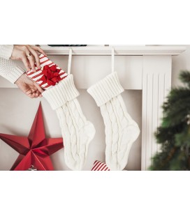 Decorative off-white Sock