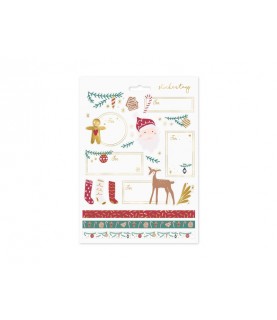 Stickers Noël avec Père Noël