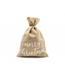 Hessian Merry Christmas Santa Sack