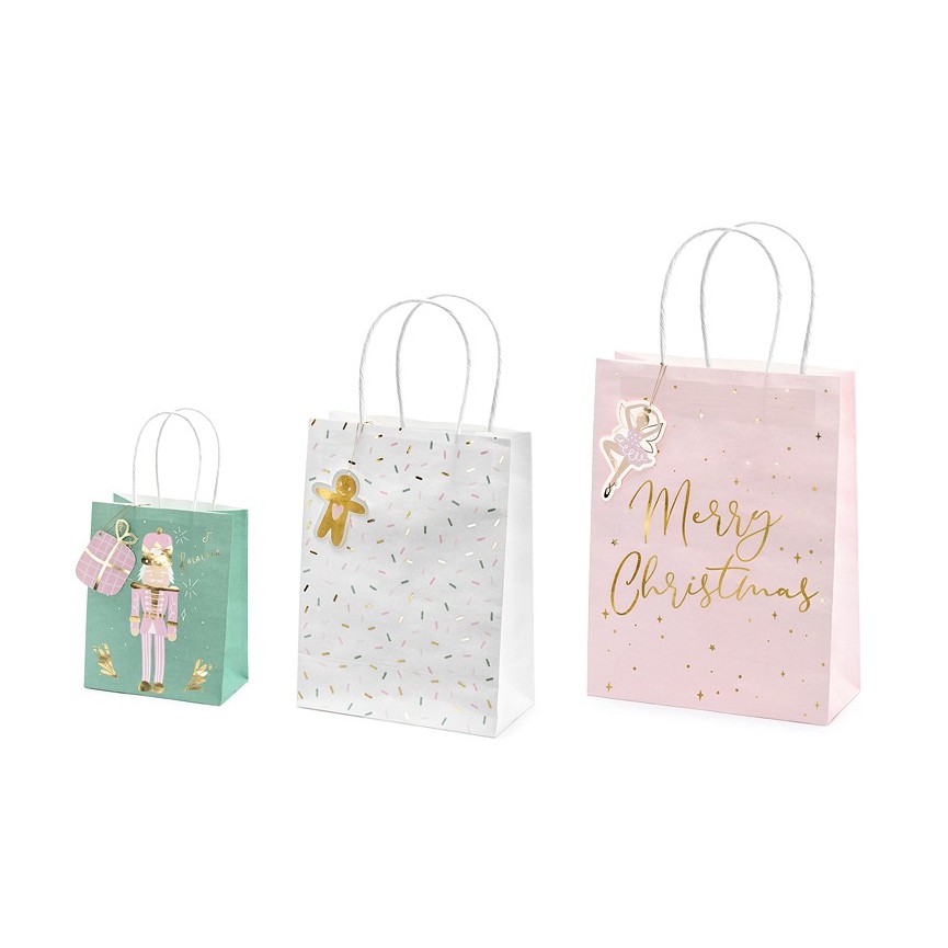 3 Christmas Gift Bags 3 Christmas Gift Bags