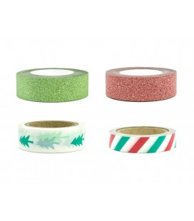 Merry Xmas Decorative Self-adhesive Tape