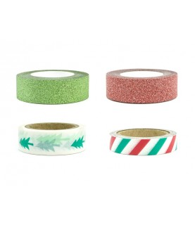 Merry Xmas Decorative Self-adhesive Tape