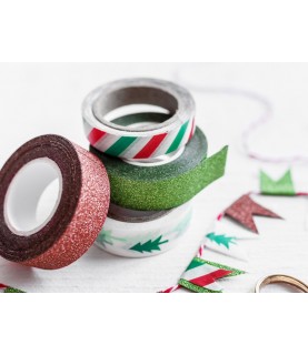 Merry Xmas Decorative Self-adhesive Tape