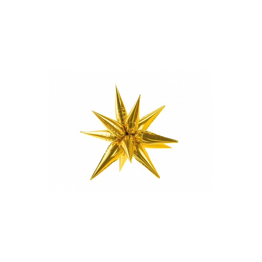 3D Star Golden Foil Balloon