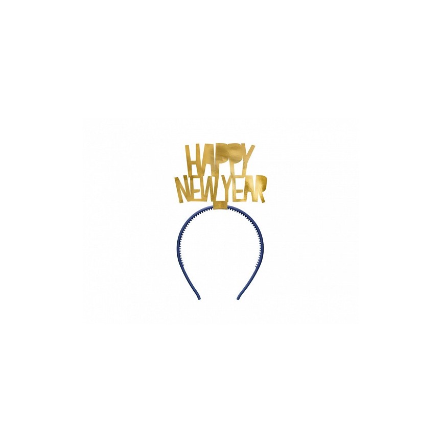 Happy New Year Golden Headband