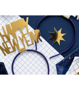 Happy New Year Golden Headband