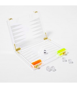 Mini Backgammon - Limited Edition Neon