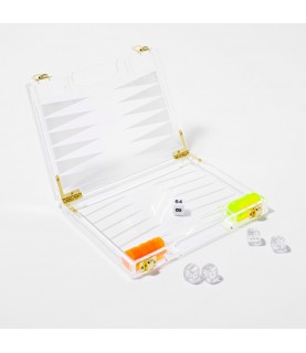 Mini Backgammon - Limited Edition Neon