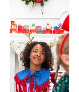 Golden Reindeer Headband