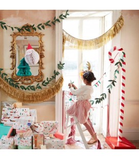 Guirlande de Feuilles avec Dorure  Festive