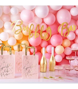 Bubbly Bar Gold Banner