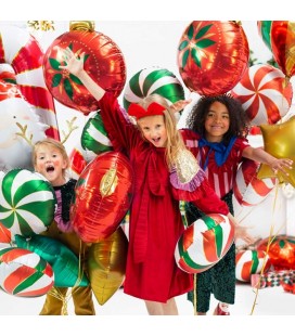 Candy Cane Foil Balloon
