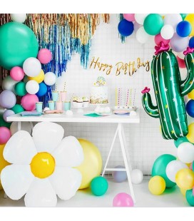 Daisy Mylar Foil Balloon