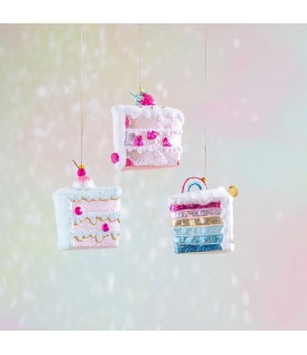 3 Sweet Cake Christmas Ornement