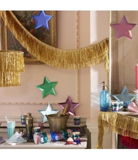 Gold Tinsel Fringe Garland