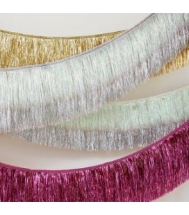 Gold Tinsel Fringe Garland