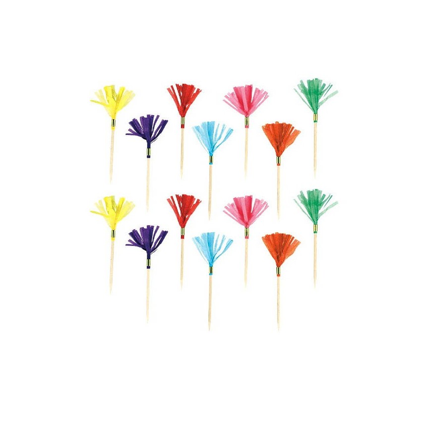 24 Rainbow Fringe Picks