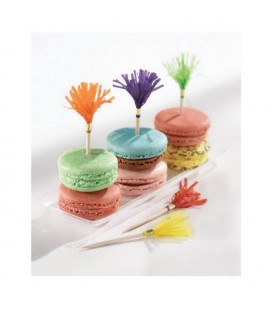 24 Pics Tassels Arc-en-Ciel