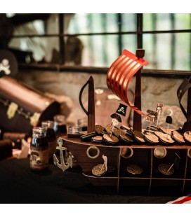 Pirate Centerpiece/Cupcake Stand