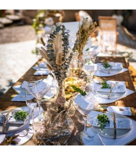 Gold Heart Napkins