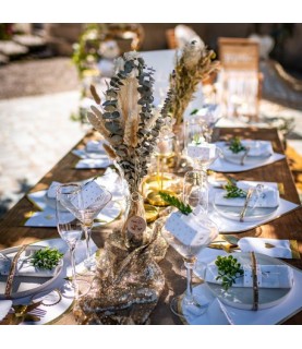 Gold Heart Napkins