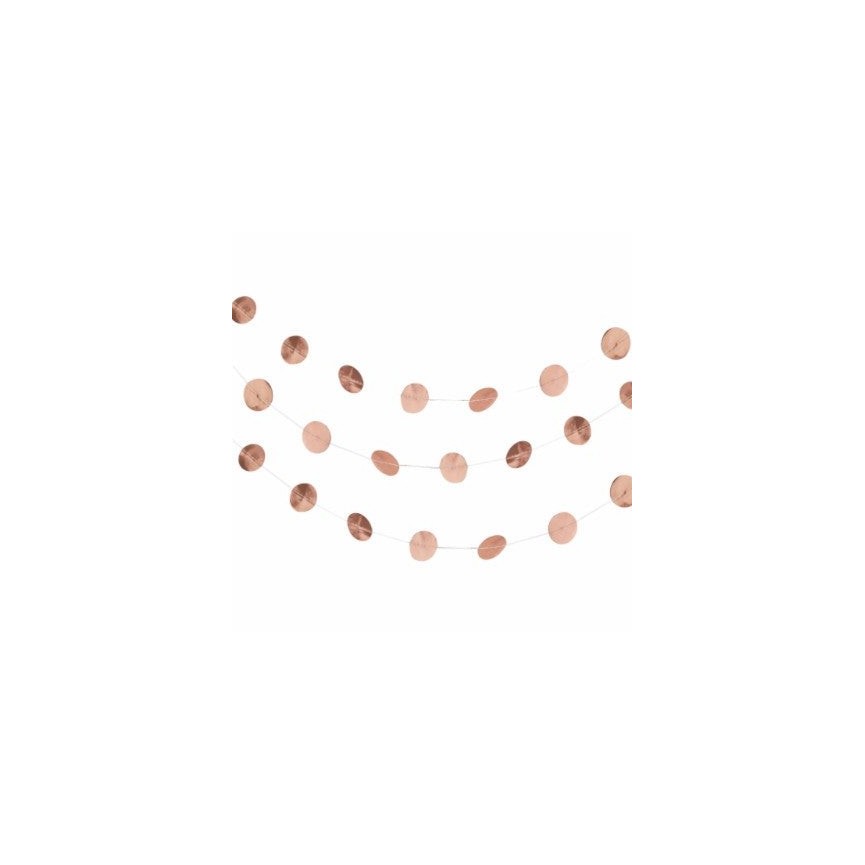 Rose Gold Confetti Garland