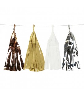 Metallic Tassel Garland