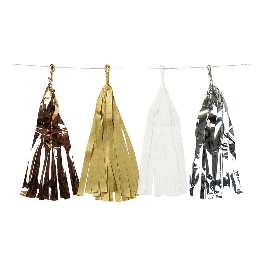 Metallic Tassel Garland