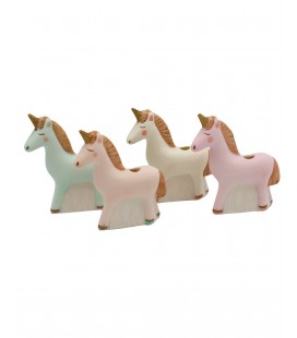 4 Unicorn Cake Topper /Candle Holder