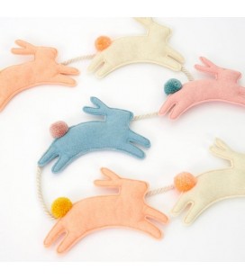 Felt Bunny Garland