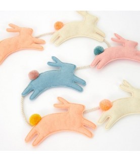 Felt Bunny Garland