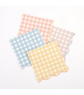 20 Gingham Large Napkins