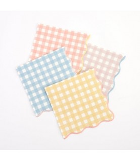 20 Gingham Large Napkins