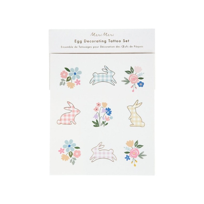Egg Decorating Tattoo Set