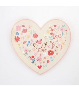 Valentine Heart Die Cut Napkins