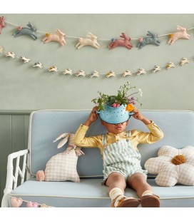 Wooden Bunny Mini Garland