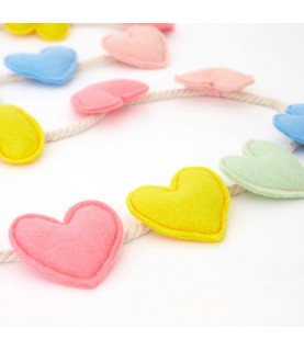 Felt Heart Garland