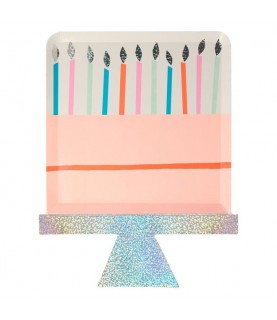 8 Birthday Cake Plates